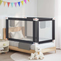 Toddler Safety Bed Rail Dark Fabric (100% Polyester) Dark Grey 140 x 25 x 95
