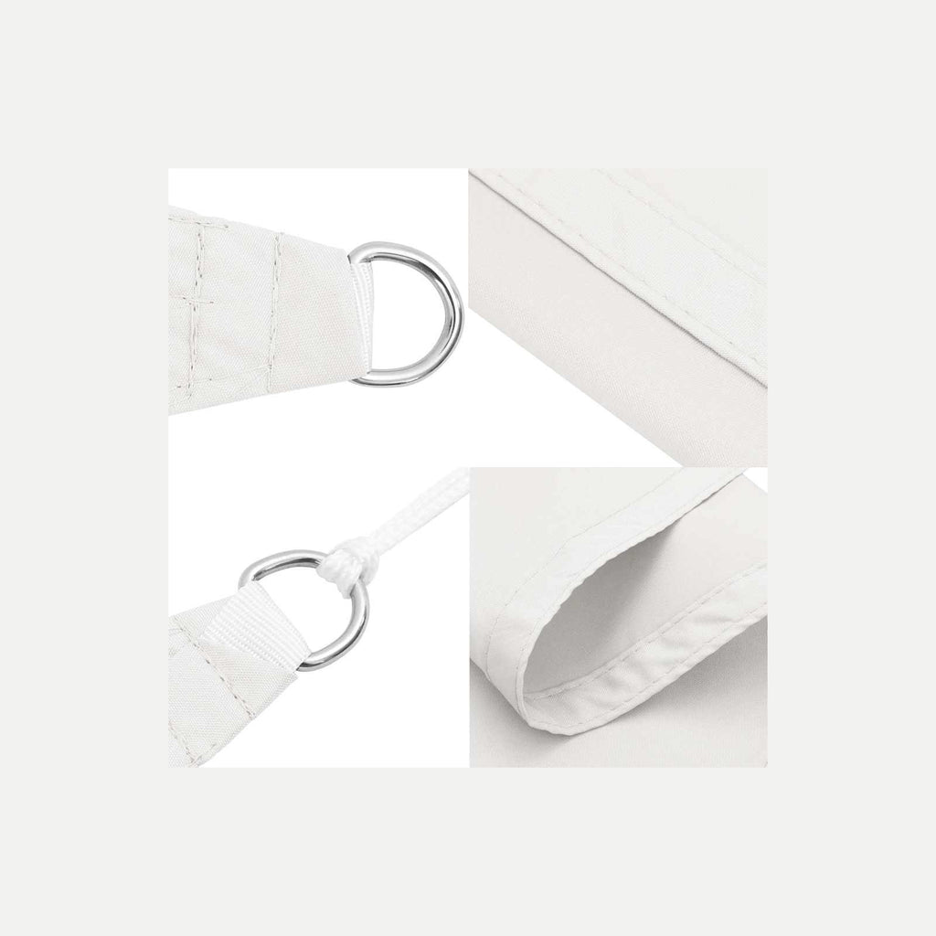 Sunshade Sail Oxford Fabric White Water Resistant UV Resistant Variant 2