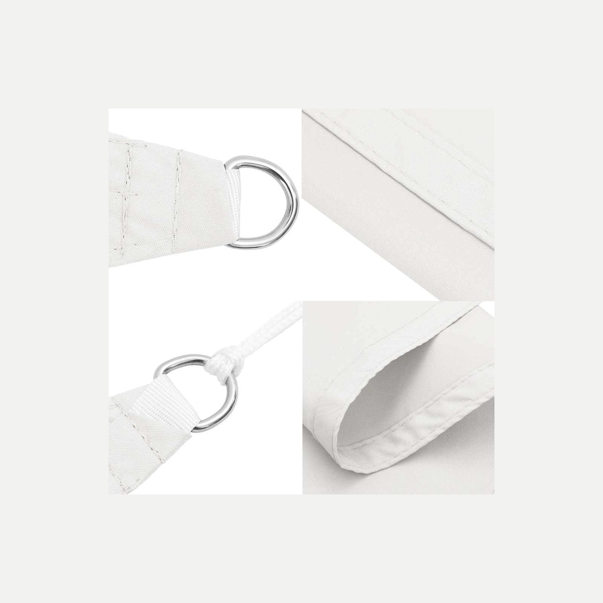 Sunshade Sail Oxford Fabric White Water Resistant UV Resistant Variant 2