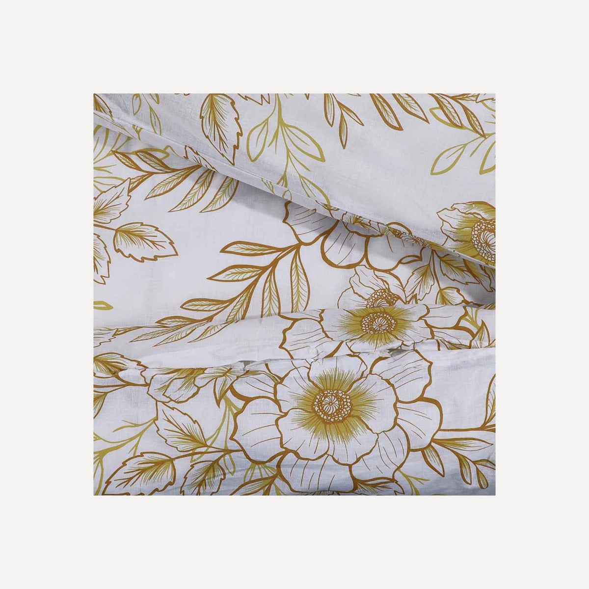 Duvet Cover Cotton White 240 x 220 cm Bedding Bed Linen Bedroom Variant 2