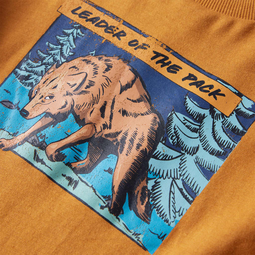 Kids T-Shirt Cotton Dark Ochre 128 Children's Top Kids Clothing Kids Variant 3