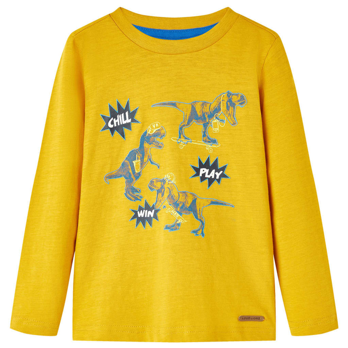 Kids T-Shirt Cotton Ochre 104 Children's Top Kids Clothing Kids Wear Variant 4