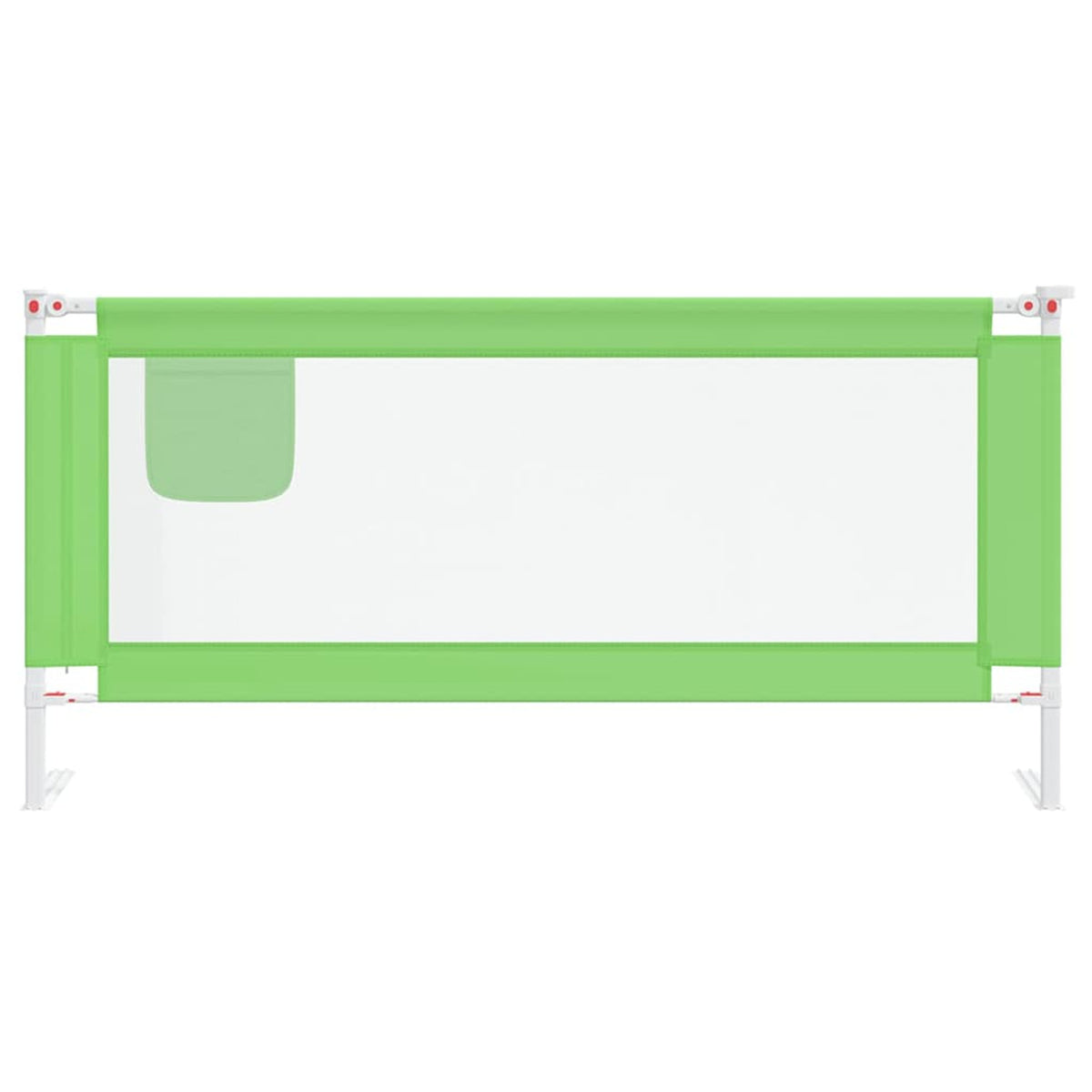 Toddler Safety Bed Rail Fabric (100% Polyester) Green 190 x 25 x 95 cm