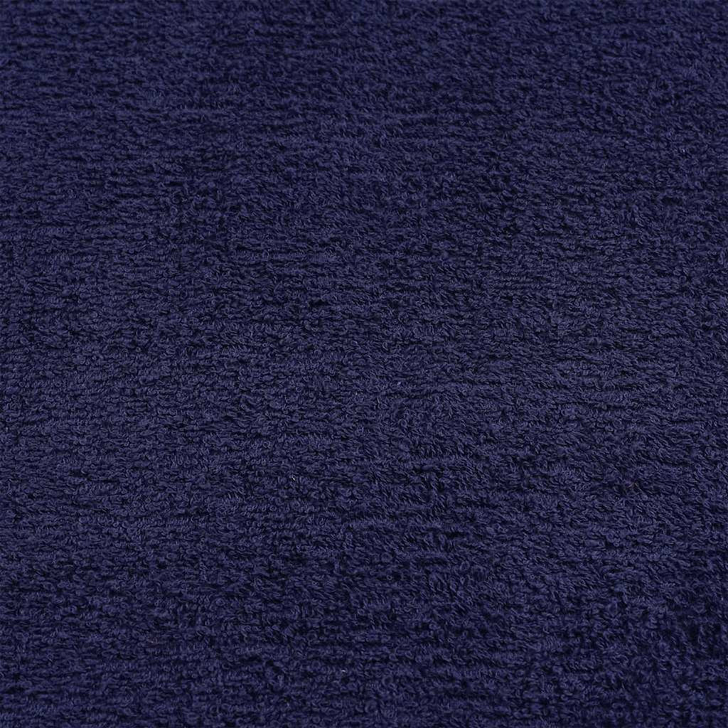 Towel Cotton Navy Bue 15 x 21 cm Bathroom Bath Linen Home Bath Towels &