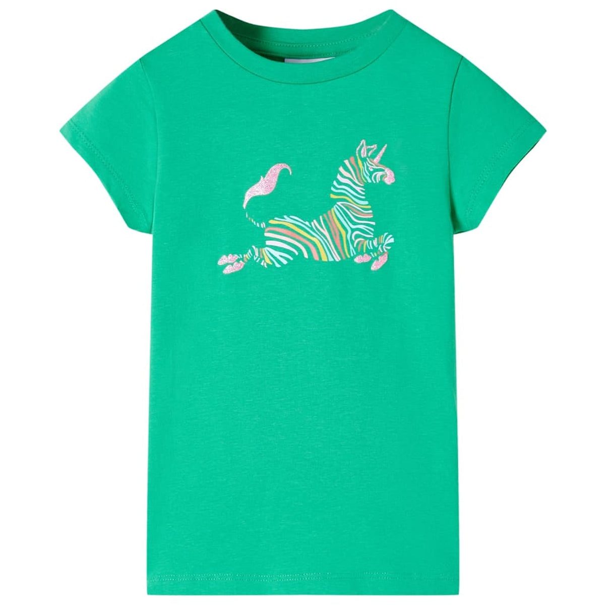 Kids T-Shirt Cotton Green 128 Children's Top Kids Clothing Kids Wear Kids'