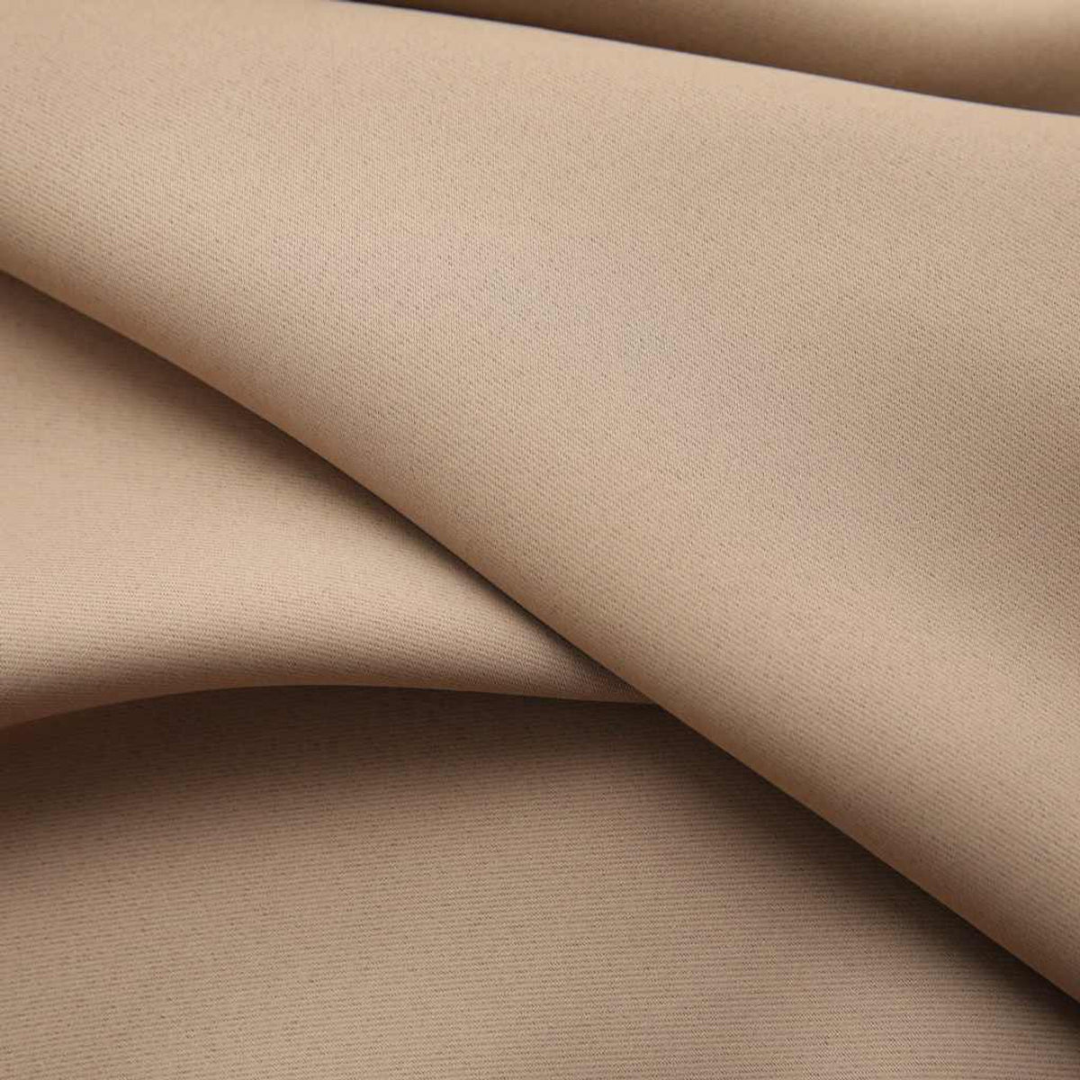 Blackout Curtain Polyester Taupe 140 x 245 cm Window Dressing Home Variant 2