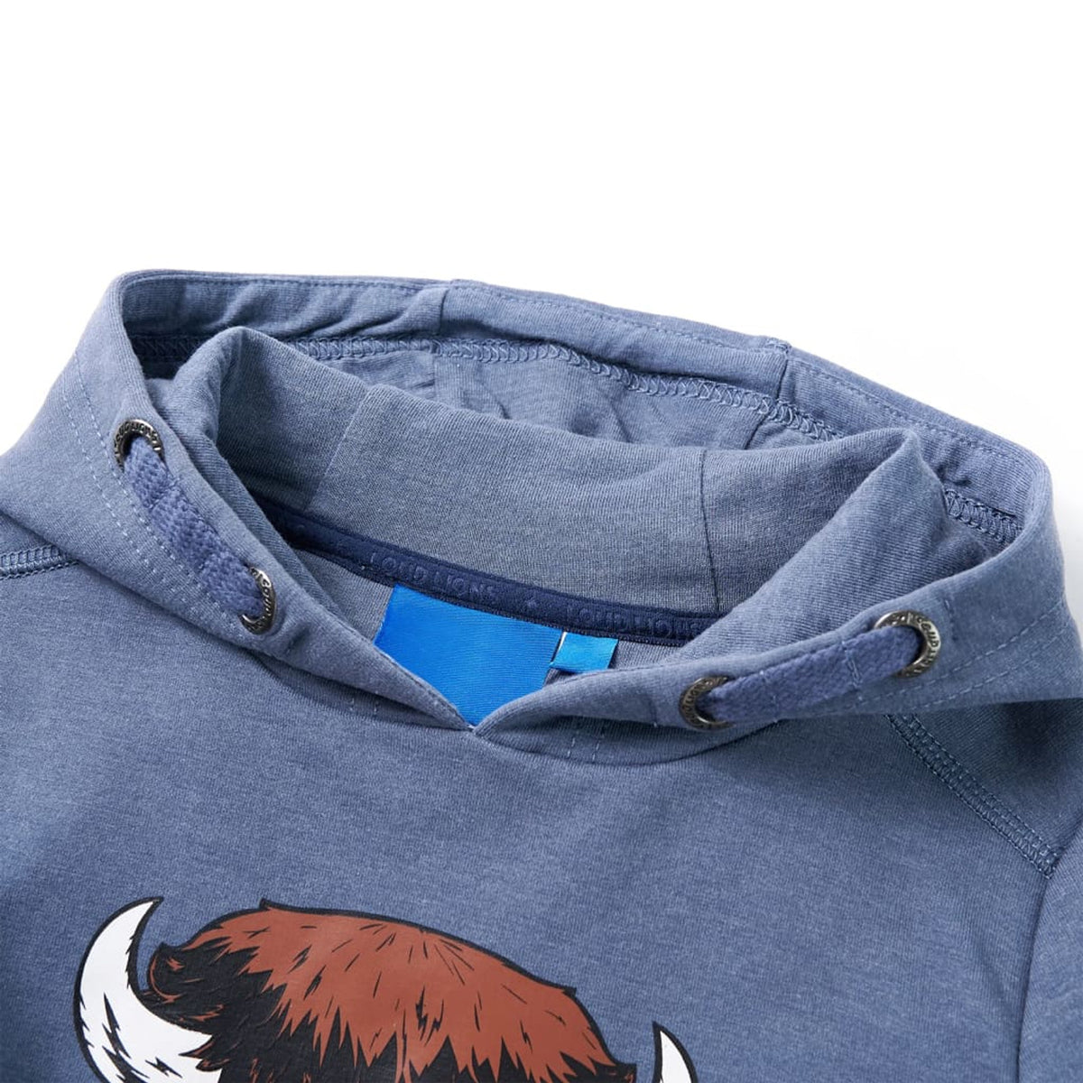Sweatshirt Cotton Blue Melange 116 Kids Clothing Children's Top Kids Wear 116