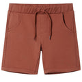 Shorts Cotton Brown 128 Kids' Bottoms Kids' Bottom Kids'Shorts Drawstring 128