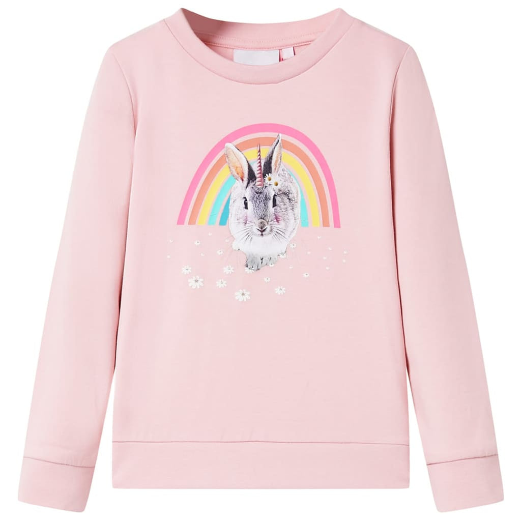 Sweatshirt Cotton Light Pink 116 Kids Clothing Children's Top Kids Wear 116