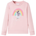 Sweatshirt Cotton Light Pink 116 Kids Clothing Children's Top Kids Wear 116