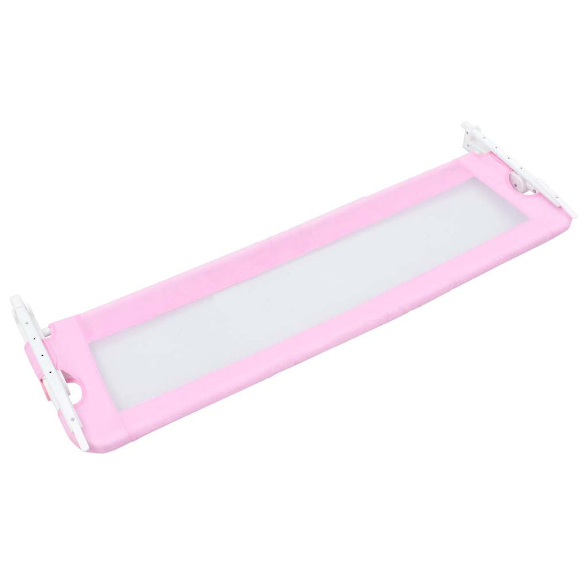 Toddler Safety Bed Rail Polyester Pink 120 x 40.5 x 42 cm Child Bed Guard 5x42cm