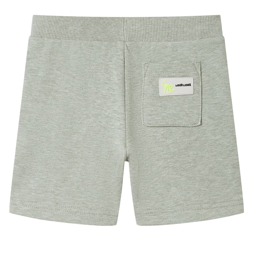 Shorts Cotton Light Khaki Melange 140 Kids' Bottoms Kids' Bottom Kids'Shorts