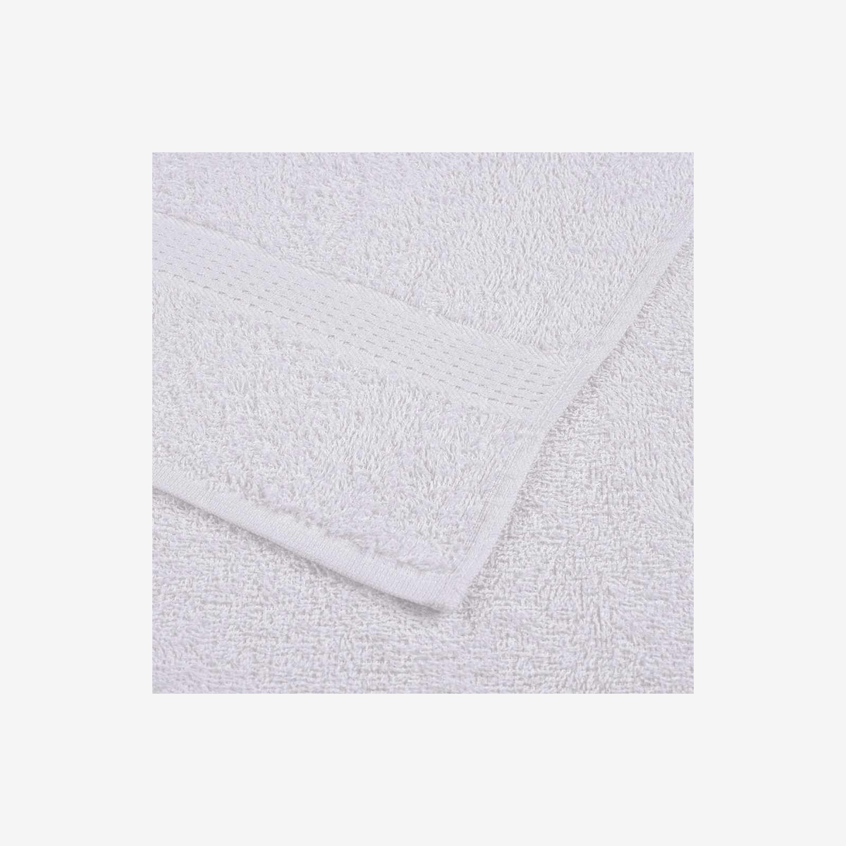 Towel Cotton White 100 x 50 cm Bathroom Bath Linen Home Towels 10 pcs Hand