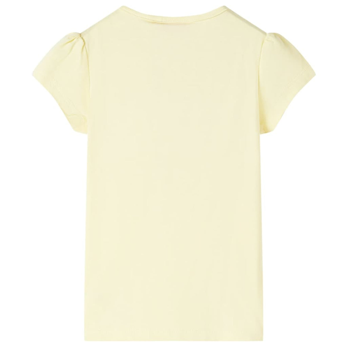 Kids T-Shirt Cotton Soft Yellow 128 Children's Top Kids Clothing Kids Wear 128