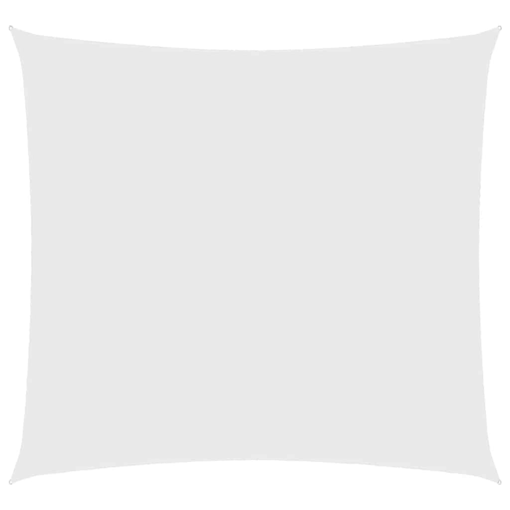 Sunshade Sail Oxford Fabric White Water Resistant UV Resistant 700 x 700 cm