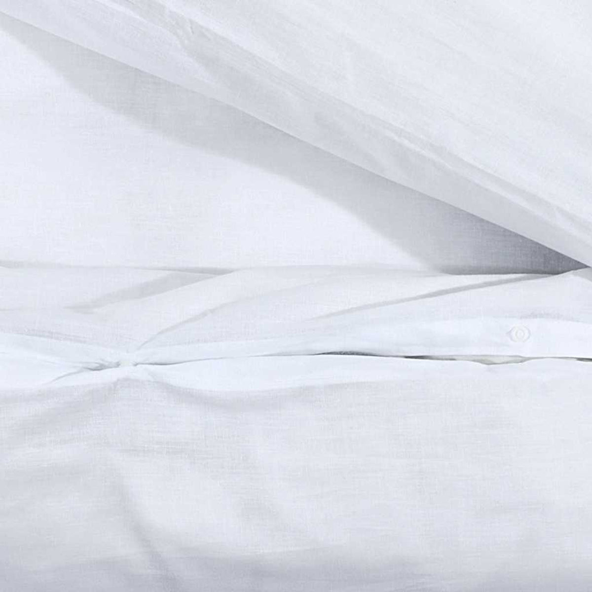 Duvet Cover Cotton White 200 x 200 cm Bedding Bed Linen Bedroom Quilt 200x200cm