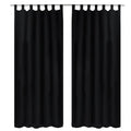 Curtain Black 140 x 245 cm Window Dressing Home Furnishings Window Covering