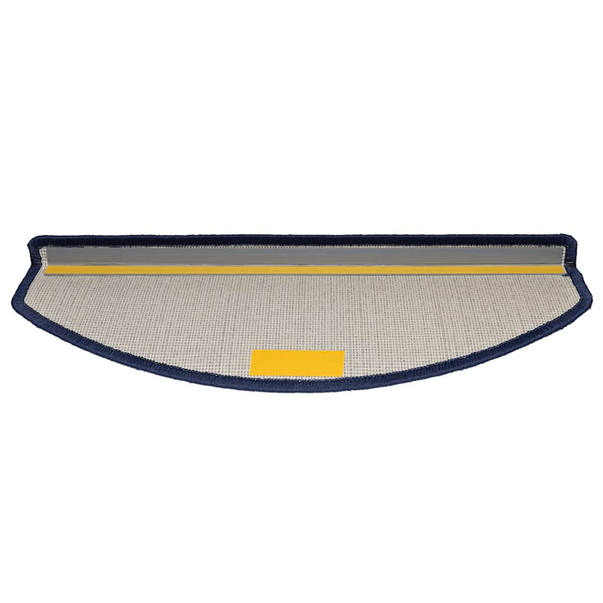 Stair Mats Non-Slip Needle-Punched Fabric -100% Blue Foldable 65 x 24 x 4 cm