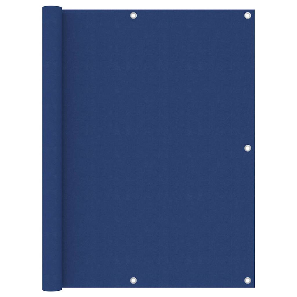Balcony Screen Oxford Fabric Blue Waterproof UV Resistant 120 x 400 cm 120x400cm
