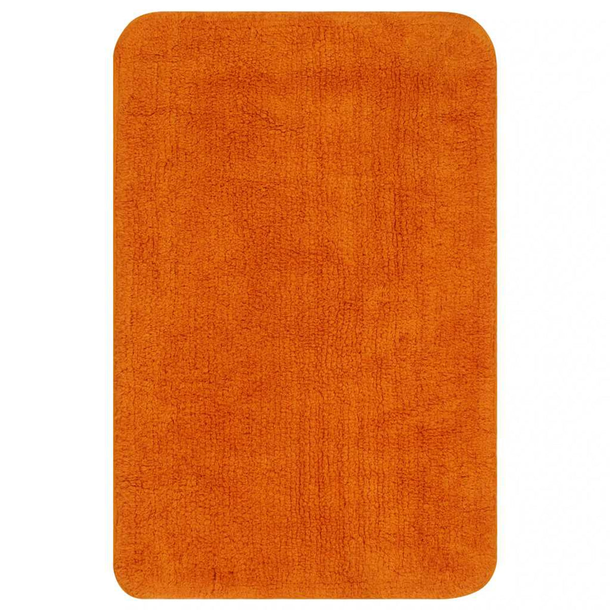 Bathroom Mat Cotton Orange 93 x 63 cm Floor Mat Home Non Slip Bath Mats & Rugs