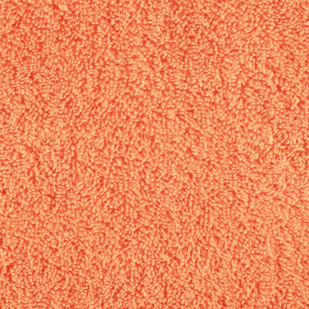 Towel Cotton Orange 200 x 100 cm Bathroom Bath Linen Home Towels 10 pcs SOLUND