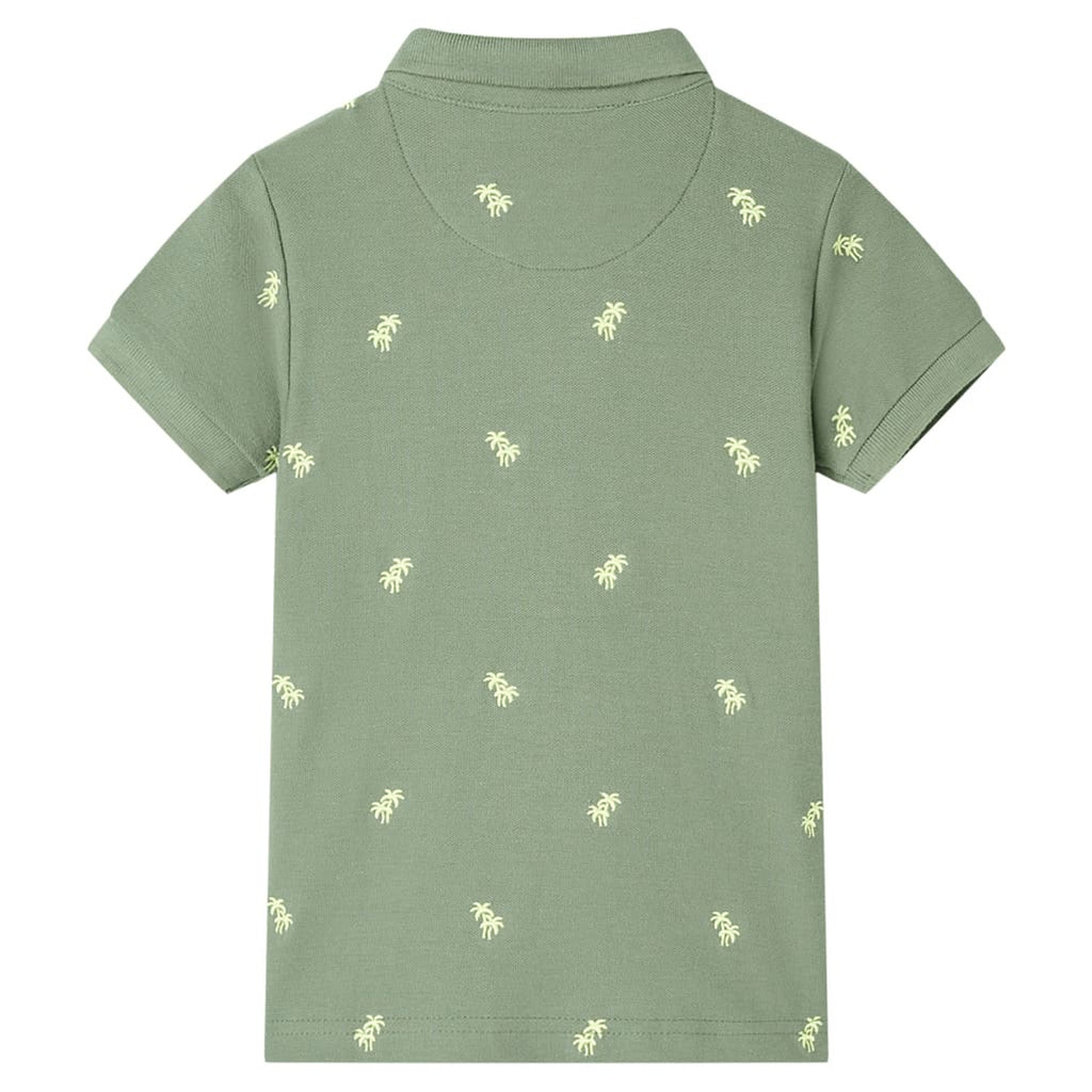 Kids'Polo Shirt Khaki Cotton 104 Kids Clothing Children's Wear Kids' Tops 104