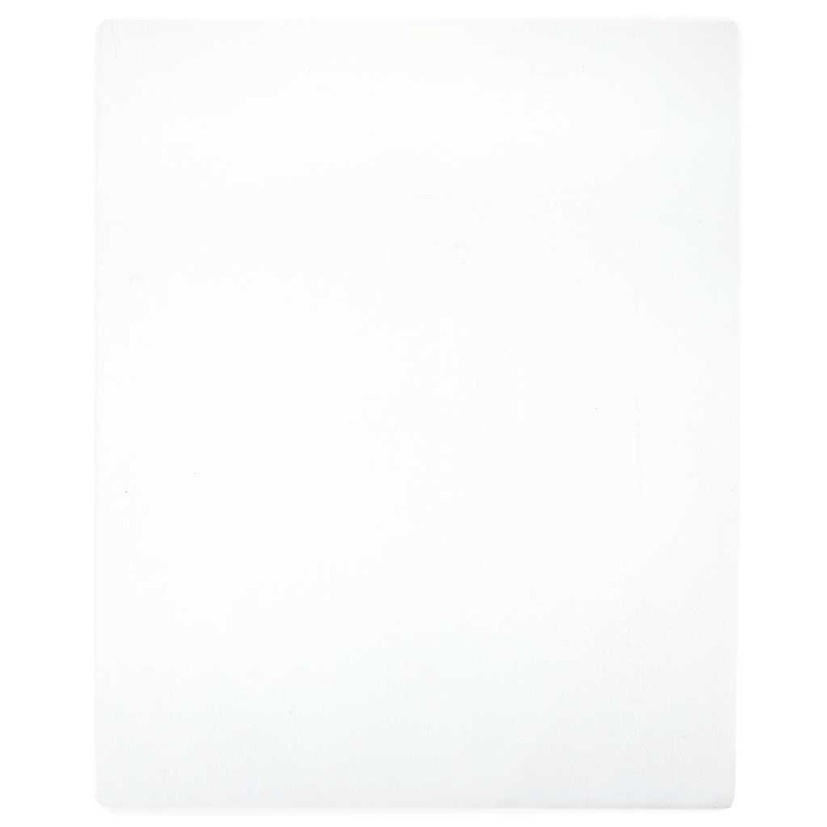 Jersey Fitted Sheet Cotton White 200 x 140 cm Bedroom Furniture Bedstead