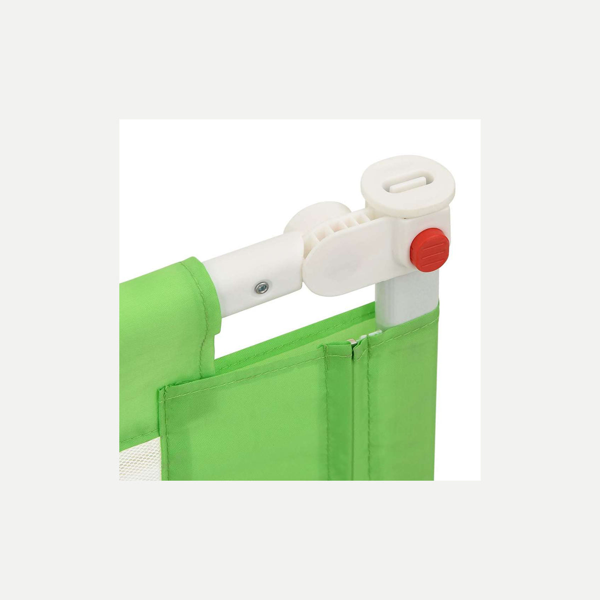 Toddler Safety Bed Rail Fabric (100% Polyester) Green 160 x 25 x 95 cm