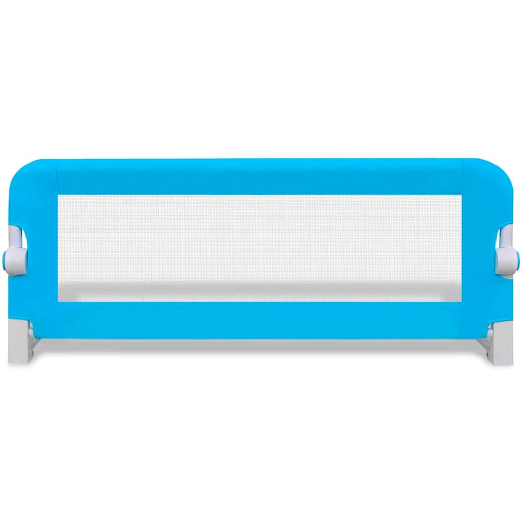 Toddler Safety Bed Rail Polyester Blue 102 x 36.5 x 42 cm Child Bed Guard 5x42cm