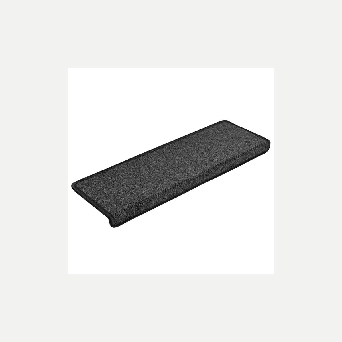 Stair Mats Rectangular Edge Needle-Punched Fabric (100% Anthracite Floor Mat