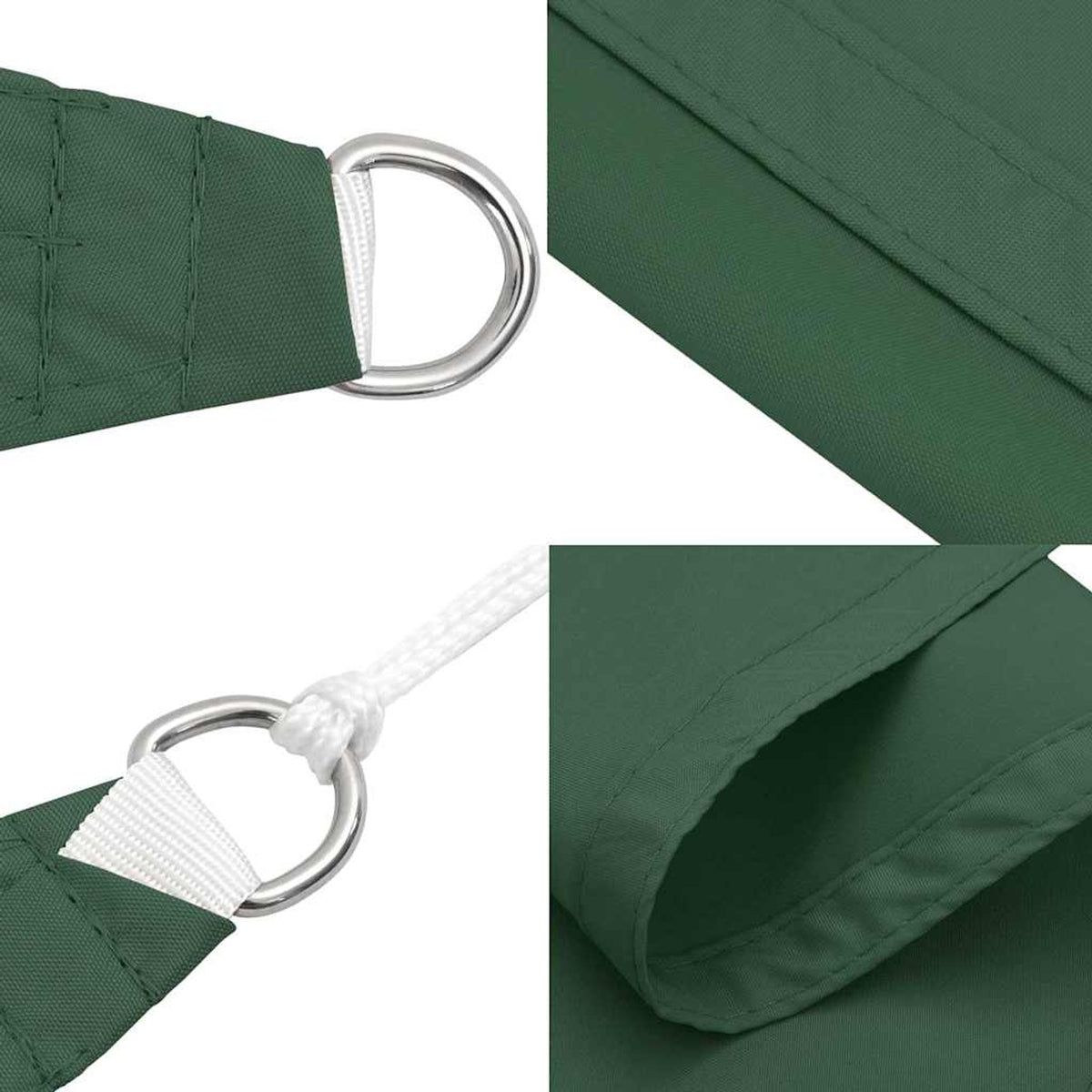 Sunshade Sail Oxford Fabric Dark Green Water Resistant UV Resistant Variant 3