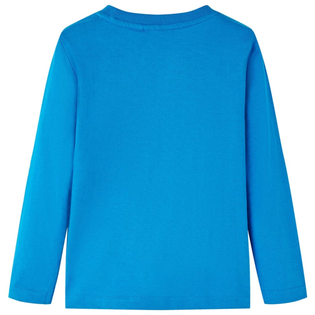 Kids T-Shirt Cotton Cobalt Blue 104 Children's Top Kids Clothing Variant 4