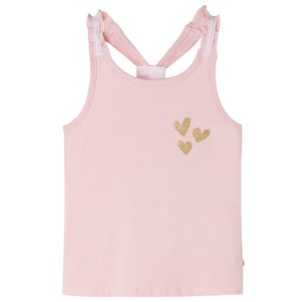 Kids'Tank Top Light Cotton Light Pink 128 Kids Clothing Children's Wear 128