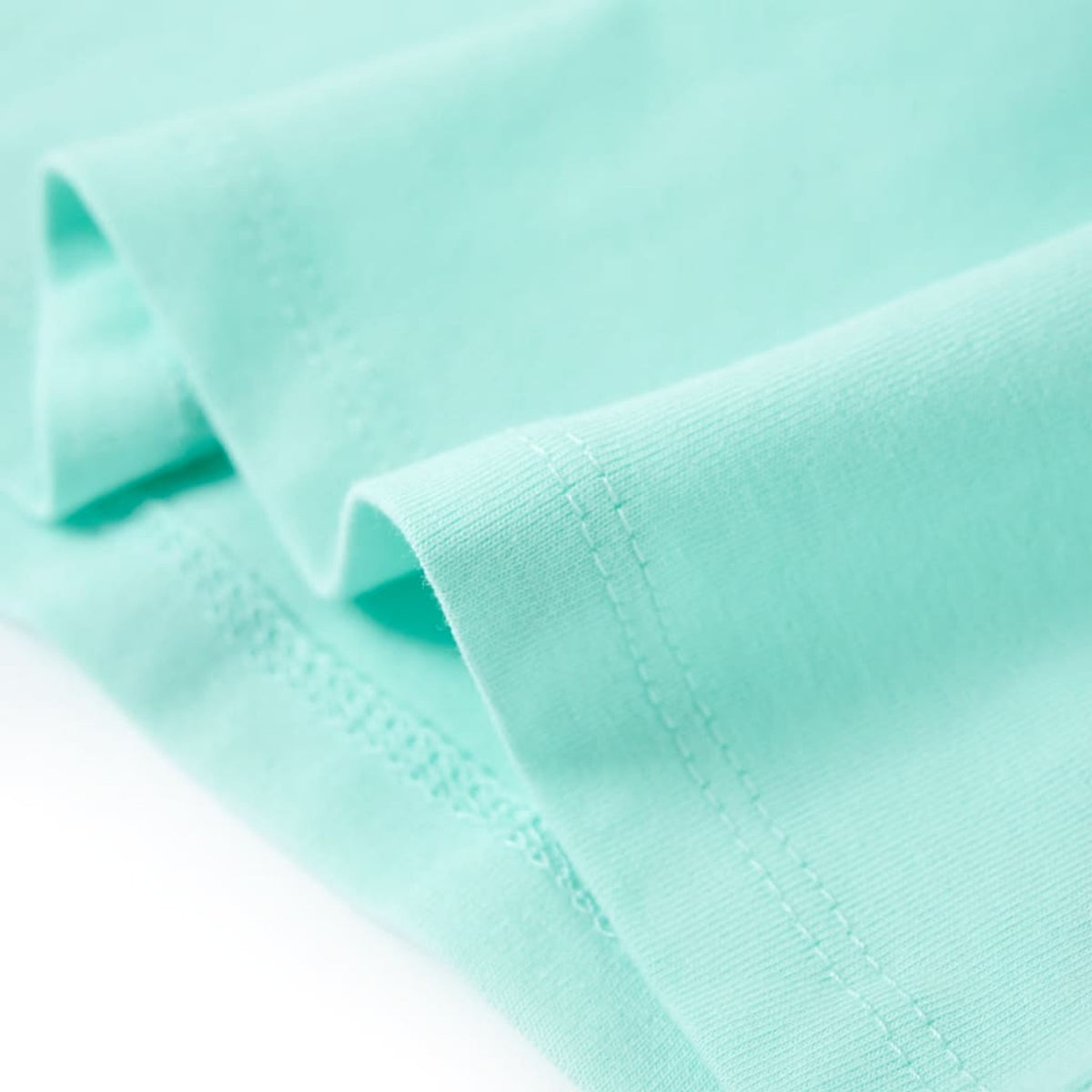 Kids T-Shirt Cotton Light Aqua 128 Children's Top Kids Clothing Kids Variant 2