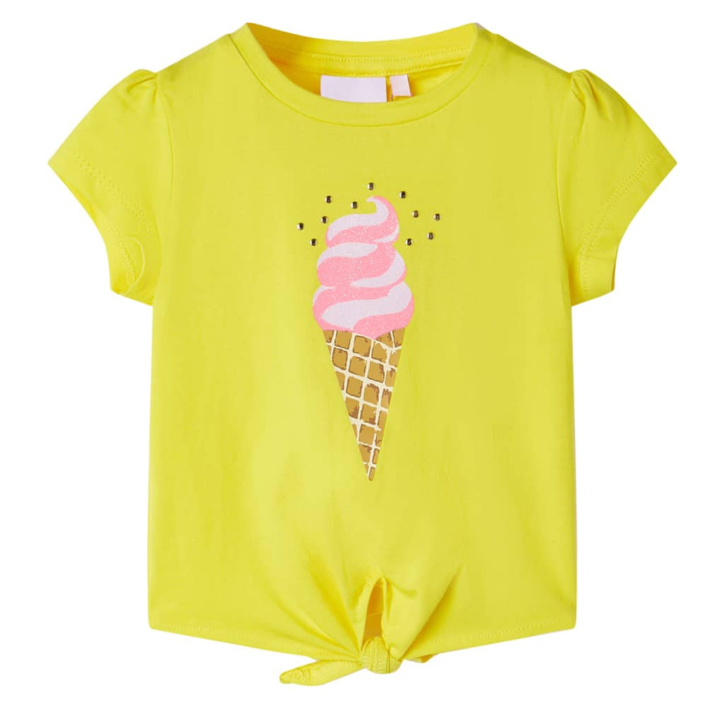 Kids T-Shirt Cotton Yellow 140 Children's Top Kids Clothing Kids Variant 3