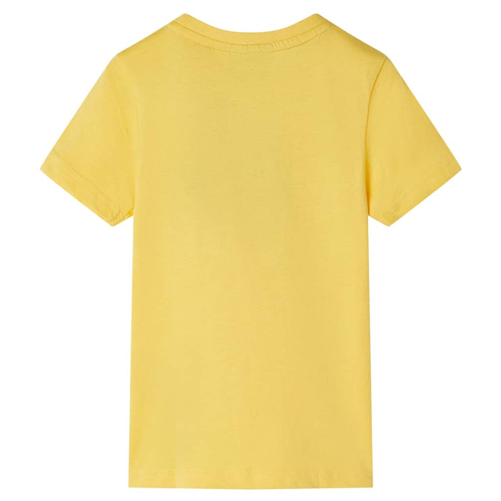 Kids T-Shirt Cotton Light Ochre 116 Children's Top Kids Clothing Kids Wear