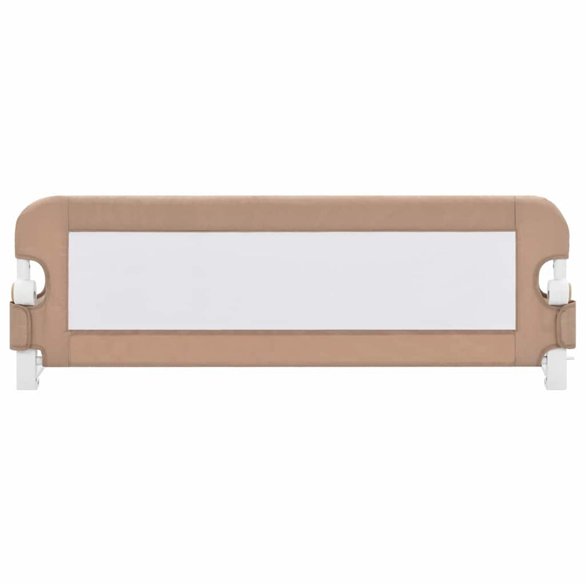 Toddler Safety Bed Rail Polyester Taupe 120 x 40.5 x 42 cm Child Bed Guard