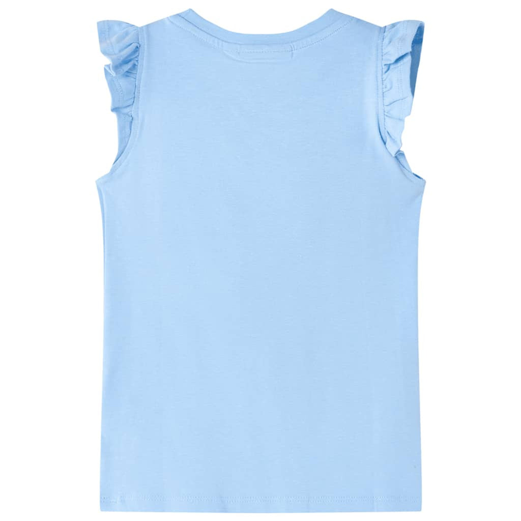 Kids T-Shirt Cotton Light Blue 104 Children's Top Kids Clothing Kids Wear