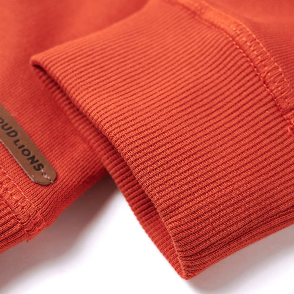 Sweatshirt Cotton Orange 128 Kids Clothing Children's Top Kids Wear Kids' Tops