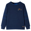 Sweatshirt Cotton Navy Melange 104 Kids Clothing Children's Top Kids Wear 104