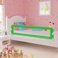 Toddler Safety Bed Rail Polyester Green 180 x 40.5 x 42 cm Child Bed Guard