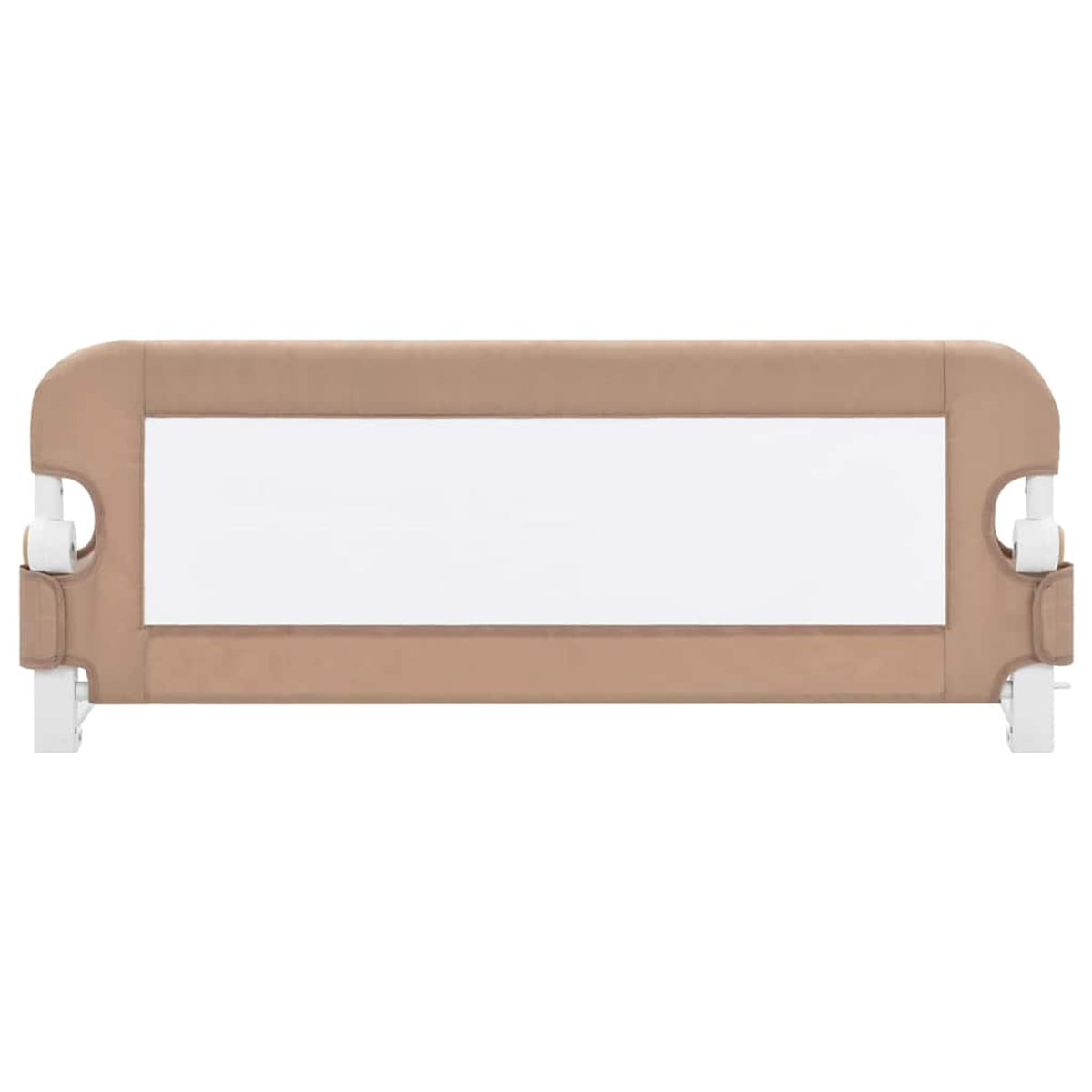 Toddler Safety Bed Rail Polyester Taupe 102 x 40.5 x 42 cm Child Bed Guard
