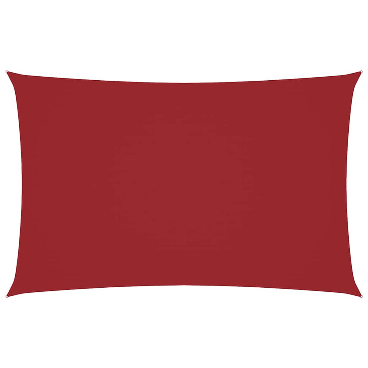 Sunshade Sail Oxford Fabric Red Water Resistant UV Resistant 250 x 500 cm