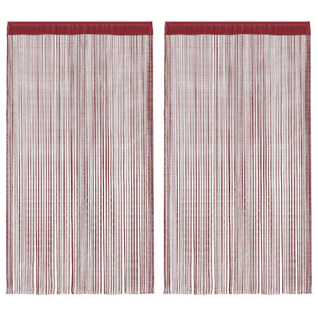 Curtain Fabric Burgundy 100 x 250 cm Window Dressing Home Furnishings Curtains