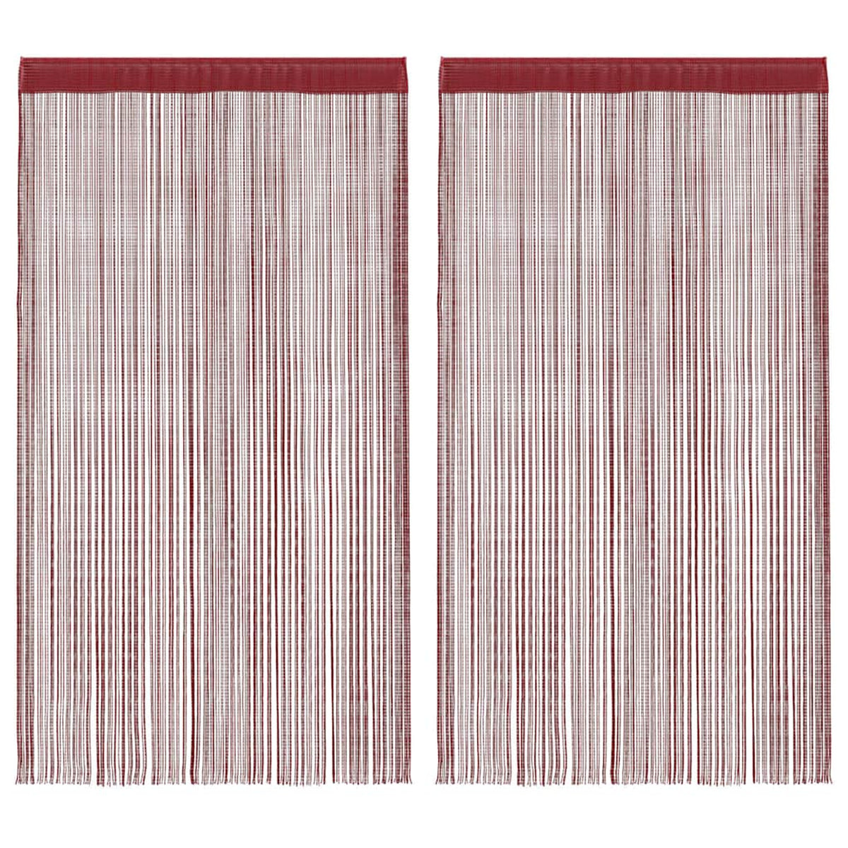 Curtain Fabric Burgundy 100 x 250 cm Window Dressing Home Furnishings Curtains