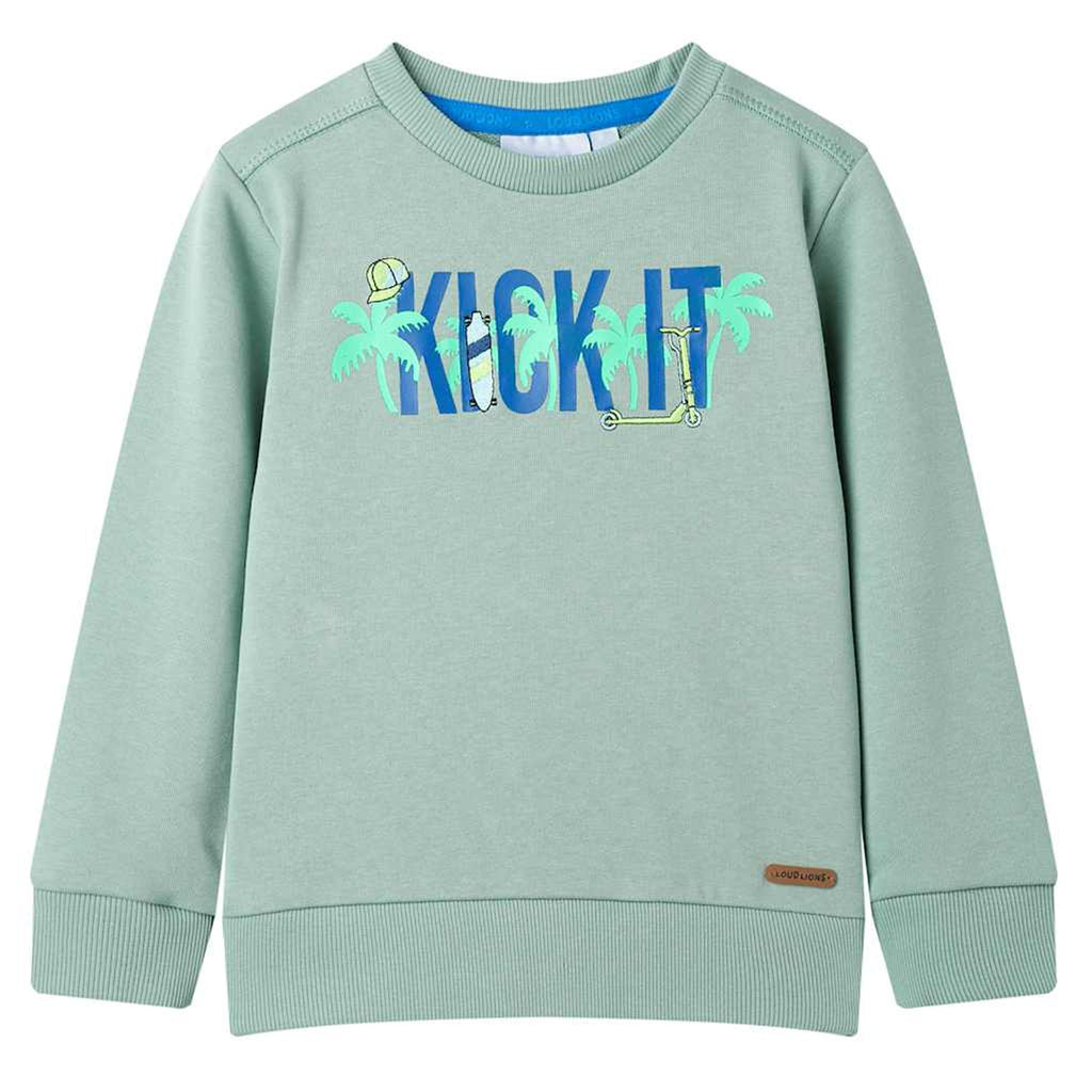 Sweatshirt Cotton Light Khaki 140 Kids Clothing Children's Top Kids Wear 140