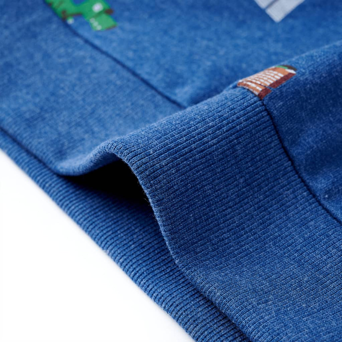 Sweatshirt Combed Cotton Dark Blue Melange 128 Kids Clothing Children's Top