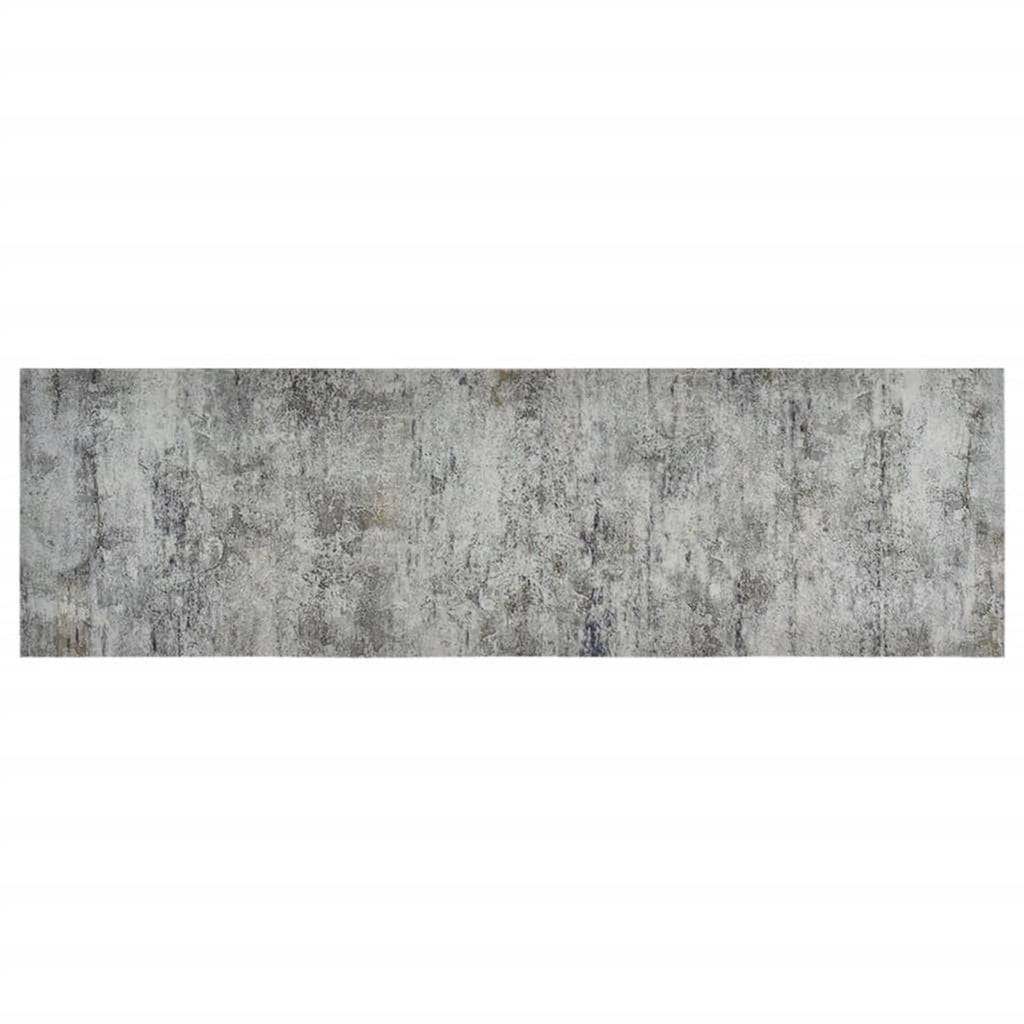 Rug Velvet (100% Polyamide) Grey 180 x 60 x 0.5 cm Floor Mat Home Variant 4