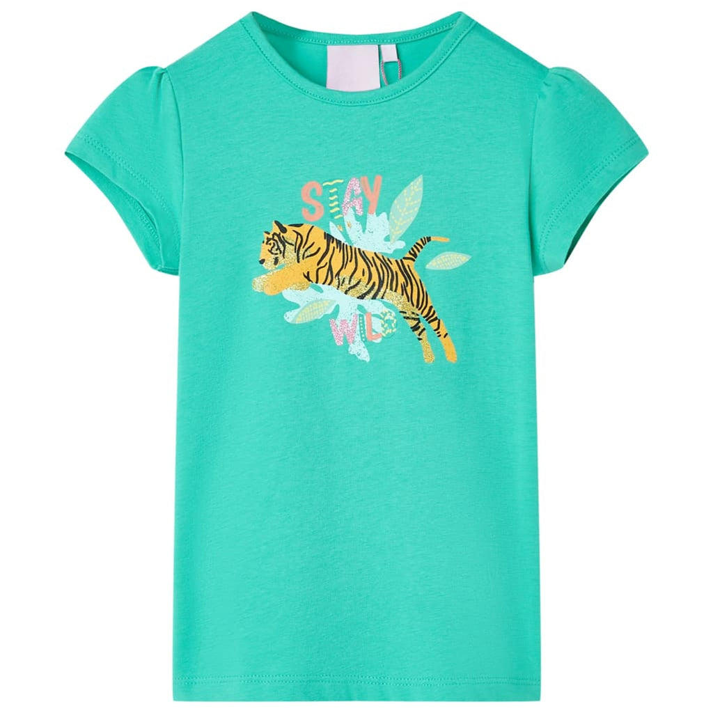 Kids T-Shirt Cotton Mint 128 Children's Top Kids Clothing Kids Wear Variant 2