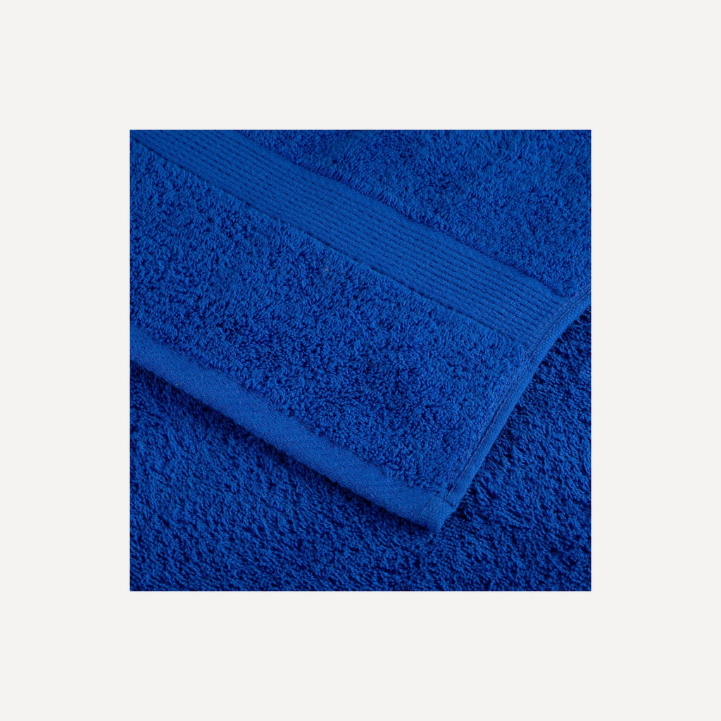 Towel Cotton Blue 200 x 100 cm Bathroom Bath Linen Home Towels 4 pcs SOLUND